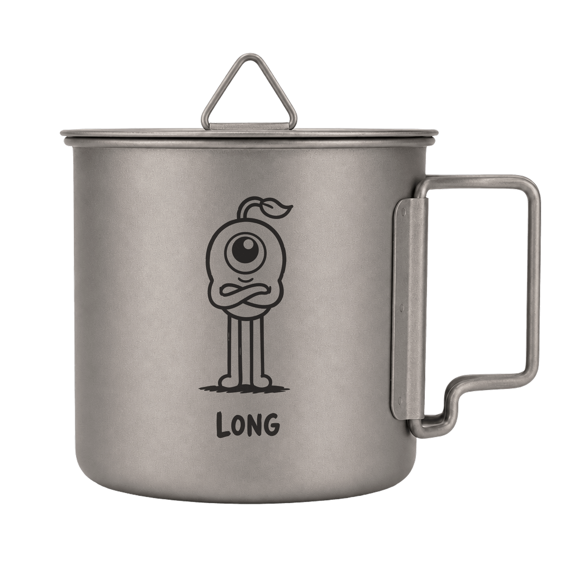 Long / Short — Titanium Mug